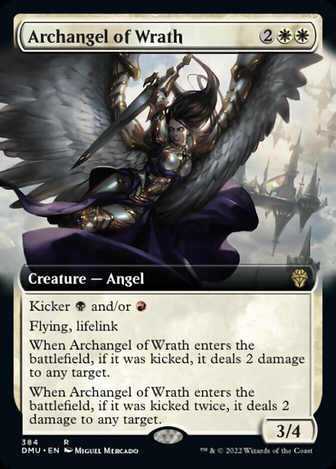 Archangel of Wrath (Extended Art) [Dominaria United] | Golgari Games