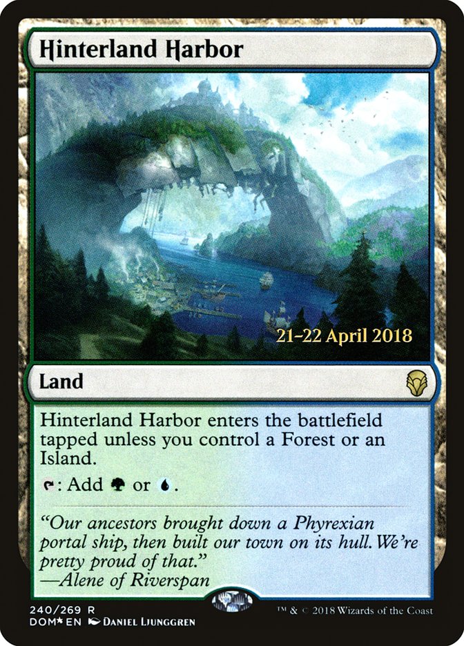 Hinterland Harbor [Dominaria Prerelease Promos] | Golgari Games