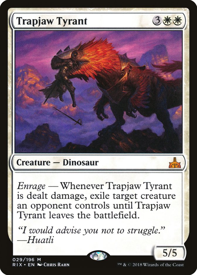 Trapjaw Tyrant [Rivals of Ixalan] | Golgari Games