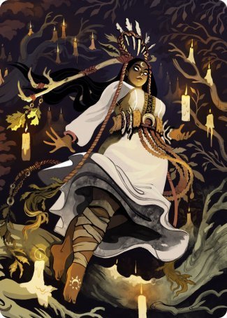 Candlegrove Witch 2 Art Card [Innistrad: Midnight Hunt Art Series] | Local Legends