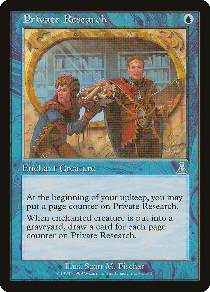 Private Research [Urza's Destiny] | Local Legends