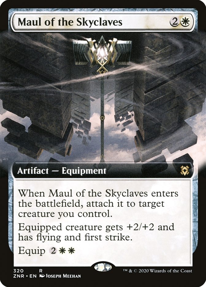Maul of the Skyclaves (Extended Art) [Zendikar Rising] | Local Legends