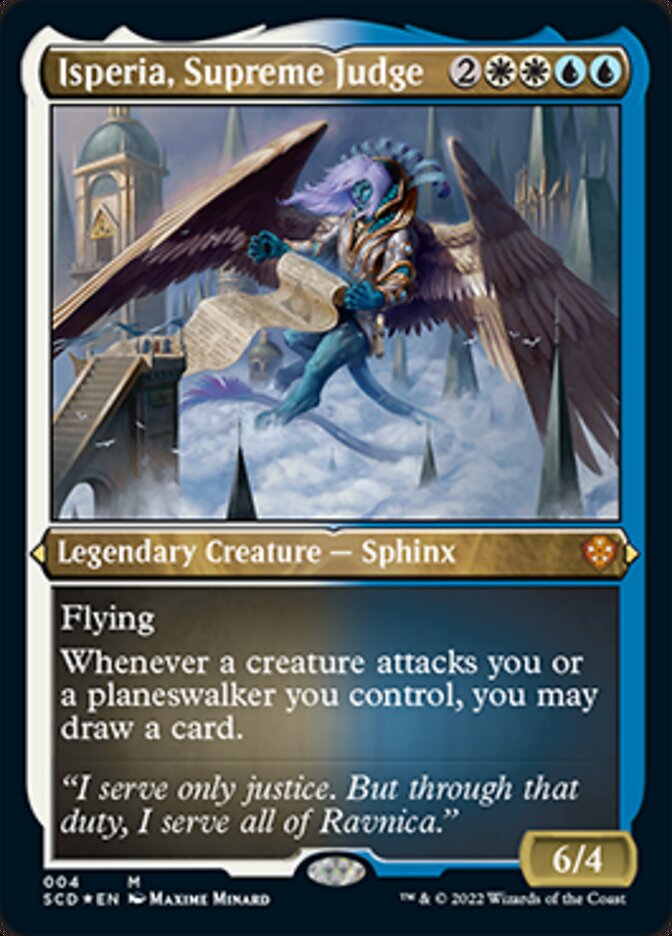 Isperia, Supreme Judge (Foil Etched) [Starter Commander Decks] | Local Legends