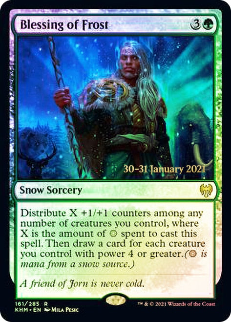 Blessing of Frost [Kaldheim Prerelease Promos] | Golgari Games