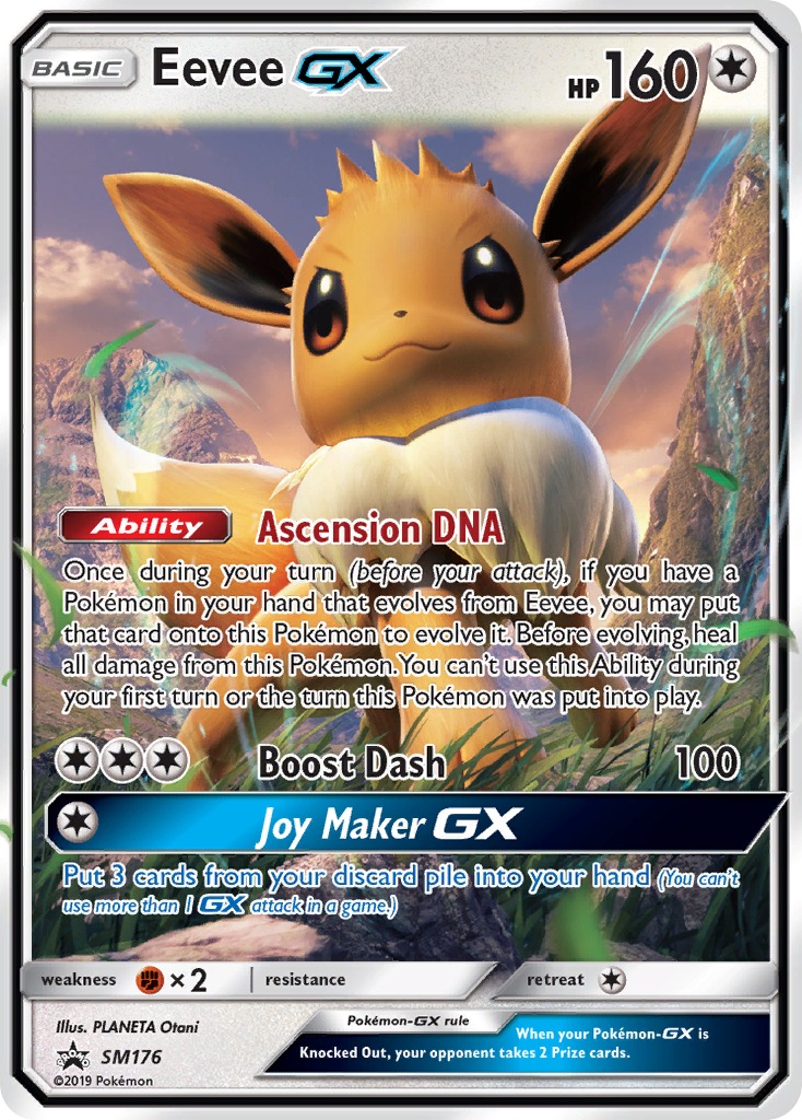 Eevee GX (SM176) (Jumbo Card) [Sun & Moon: Black Star Promos] | Golgari Games