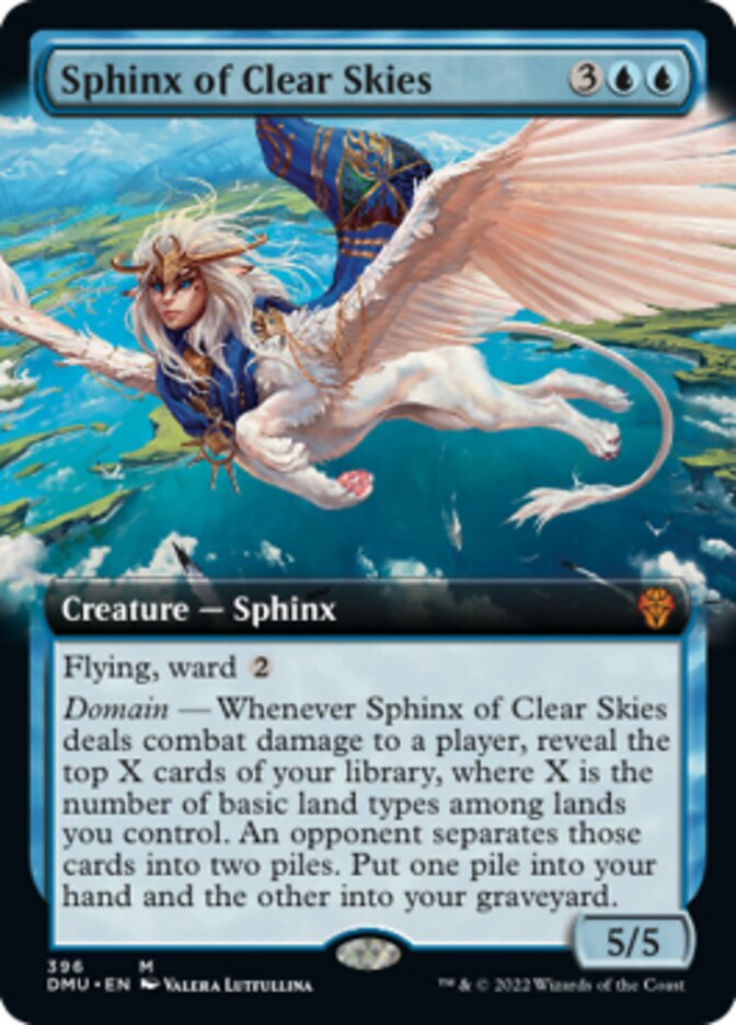 Sphinx of Clear Skies (Extended Art) [Dominaria United] | Local Legends