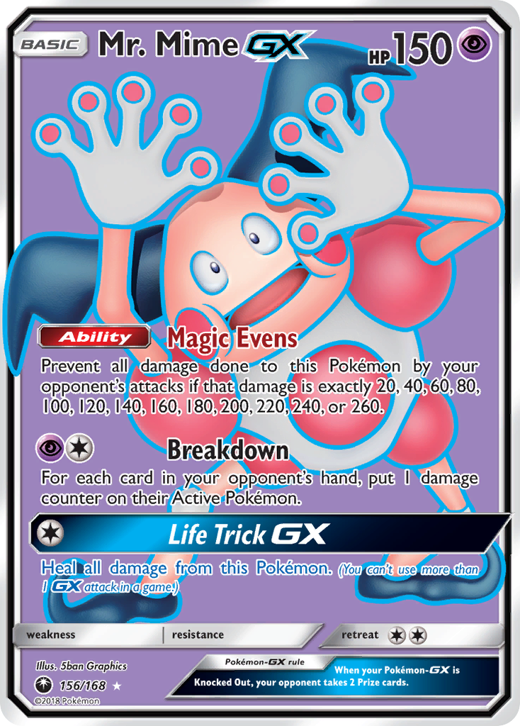 Mr. Mime GX (156/168) [Sun & Moon: Celestial Storm] | Golgari Games