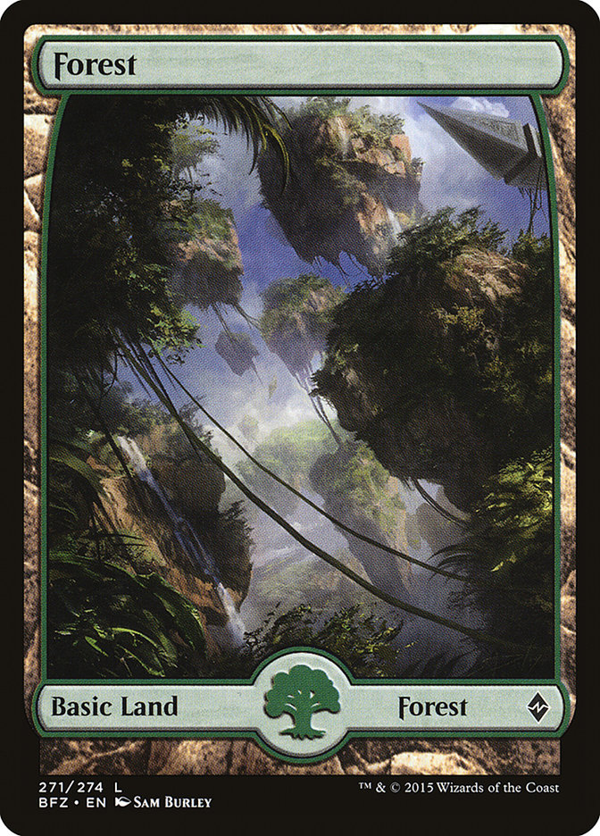 Forest (271) [Battle for Zendikar] | Golgari Games