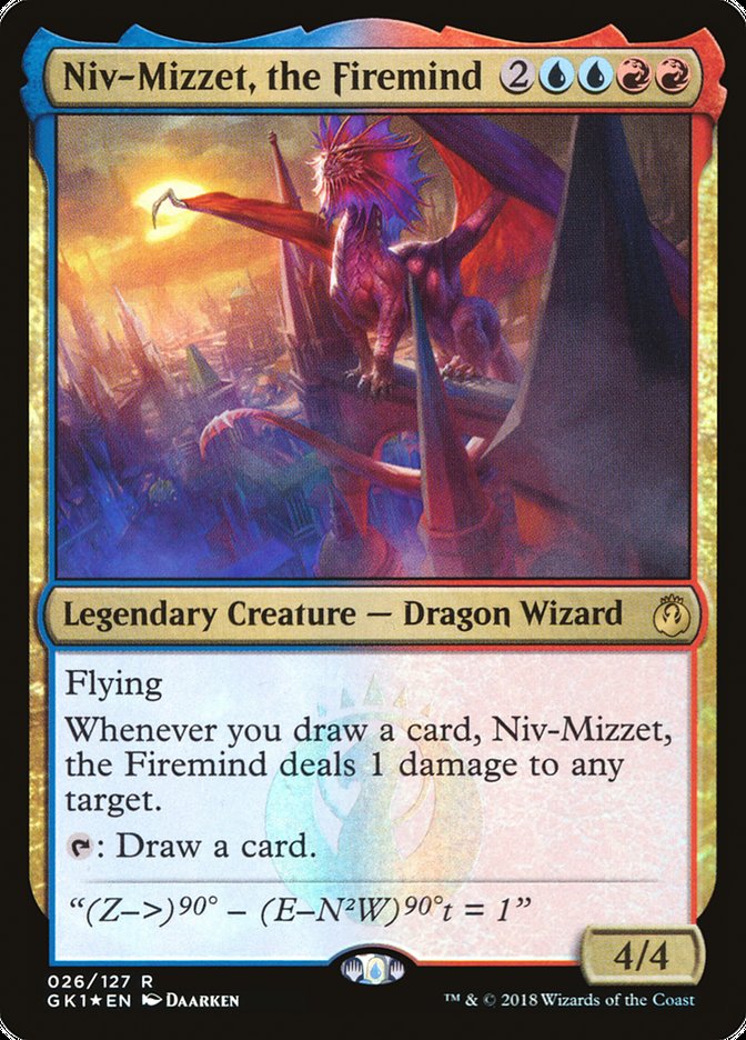 Niv-Mizzet, the Firemind [Guilds of Ravnica Guild Kit] | Golgari Games