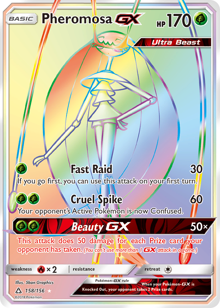 Pheromosa GX (158/156) [Sun & Moon: Ultra Prism] | Golgari Games