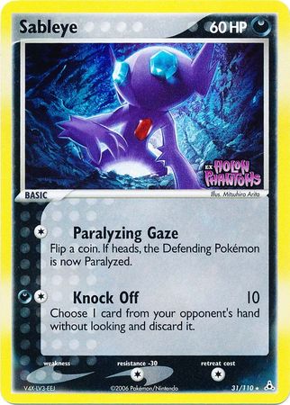 Sableye (31/110) (Stamped) [EX: Holon Phantoms] | Golgari Games