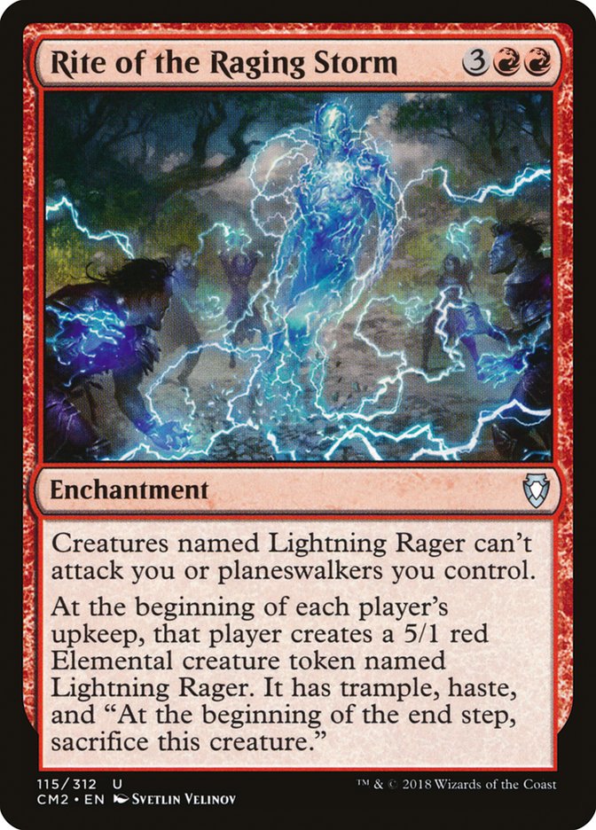 Rite of the Raging Storm [Commander Anthology Volume II] | Local Legends