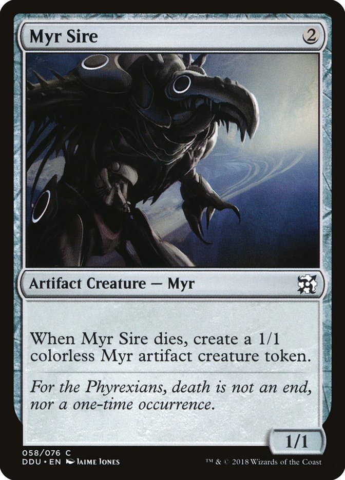 Myr Sire [Duel Decks: Elves vs. Inventors] | Golgari Games