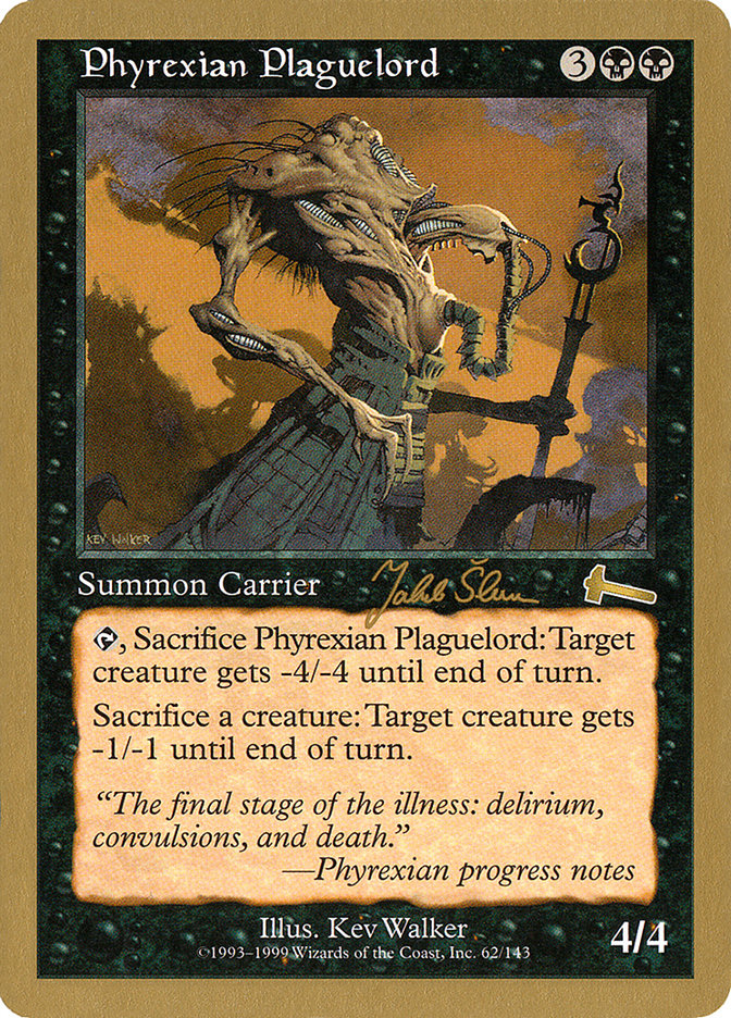 Phyrexian Plaguelord (Jakub Slemr) [World Championship Decks 1999] | Local Legends