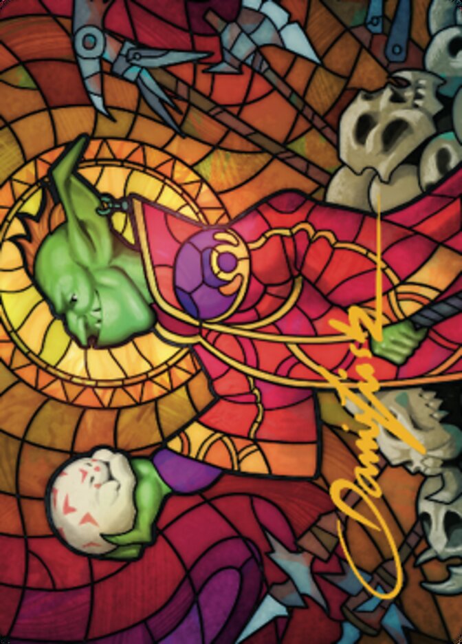 Squee, Dubious Monarch Art Card (Gold-Stamped Signature) [Dominaria United Art Series] | Local Legends
