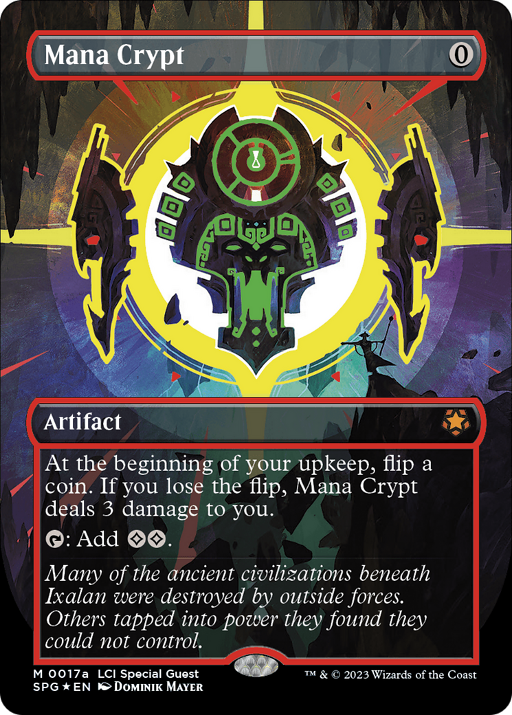 Mana Crypt (0017a) (Borderless) [The Lost Caverns of Ixalan Special Guests] | Local Legends