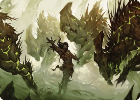 Ezuri's Predation Art Card [Commander Masters Art Series] | Local Legends