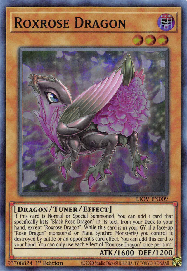 Roxrose Dragon [LIOV-EN009] Super Rare | Golgari Games