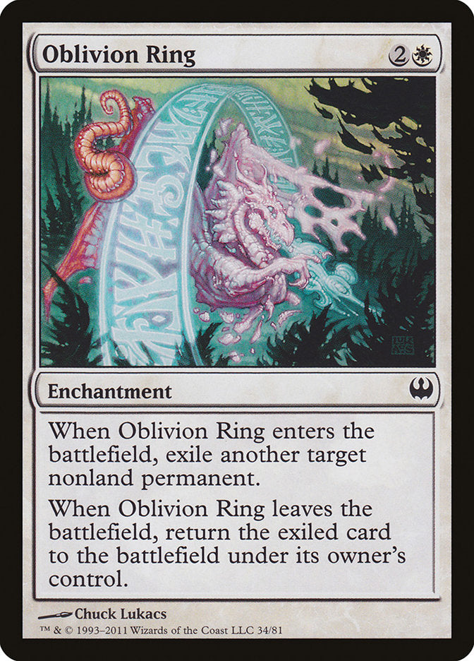 Oblivion Ring [Duel Decks: Knights vs. Dragons] | Local Legends