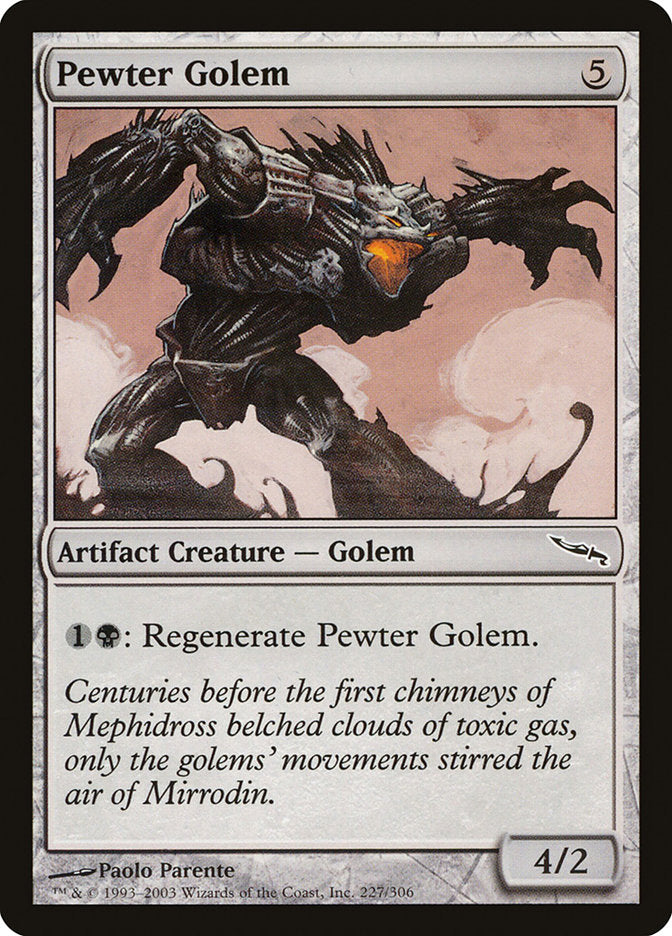 Pewter Golem [Mirrodin] | Local Legends