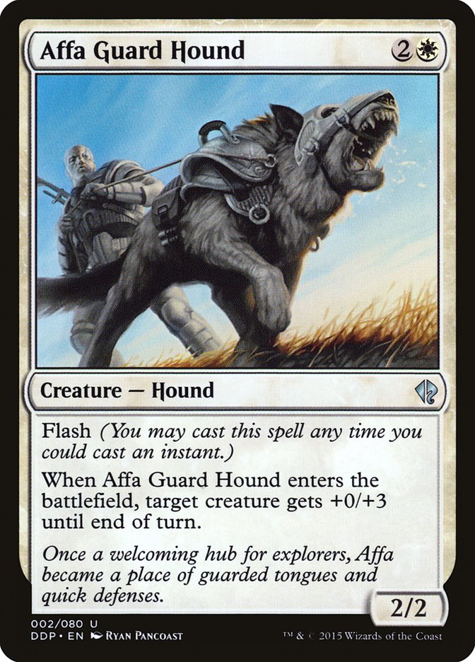 Affa Guard Hound [Duel Decks: Zendikar vs. Eldrazi] | Local Legends
