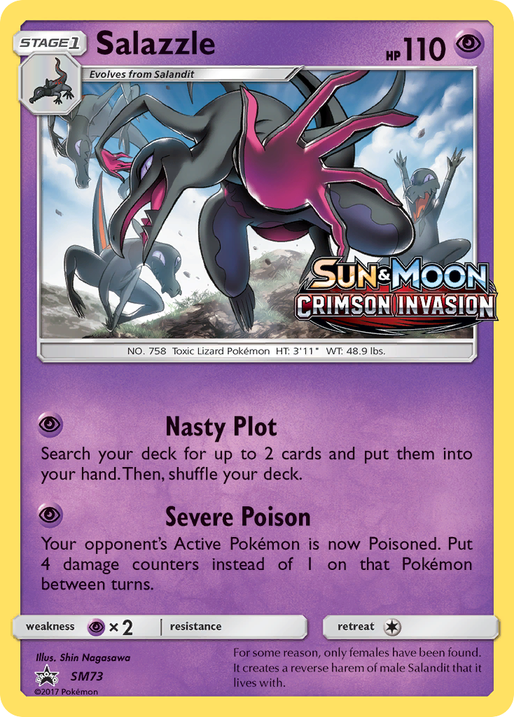 Salazzle (SM73) [Sun & Moon: Black Star Promos] | Golgari Games