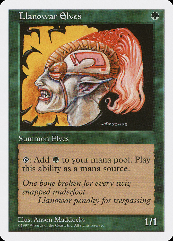 Llanowar Elves [Fifth Edition] | Local Legends