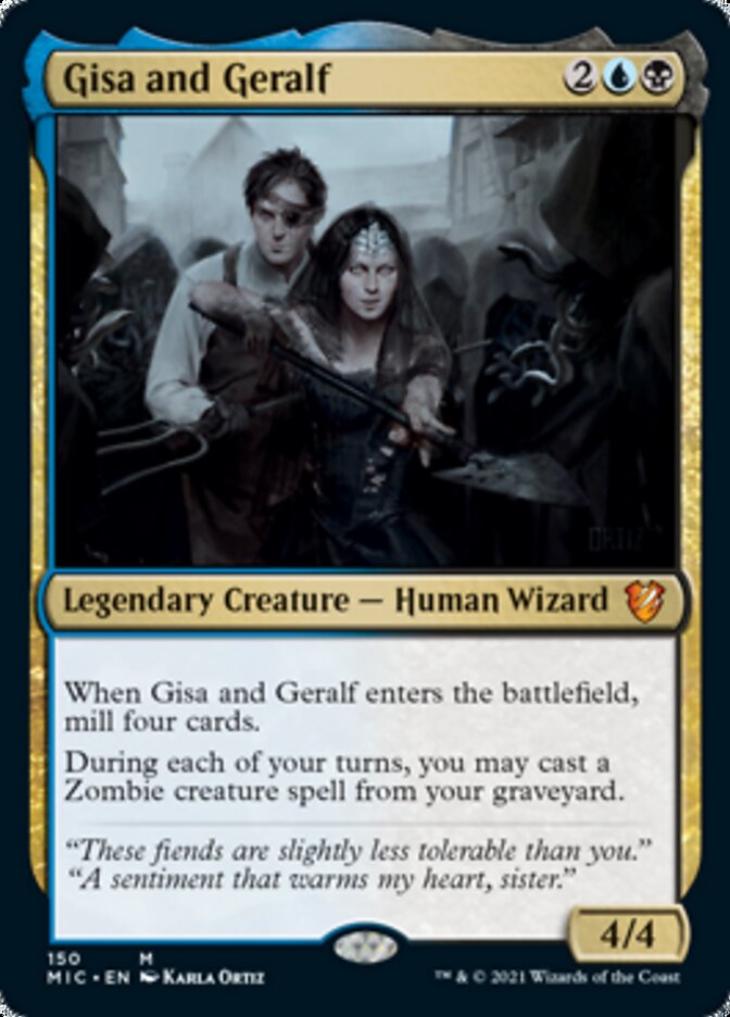 Gisa and Geralf [Innistrad: Midnight Hunt Commander] | Golgari Games