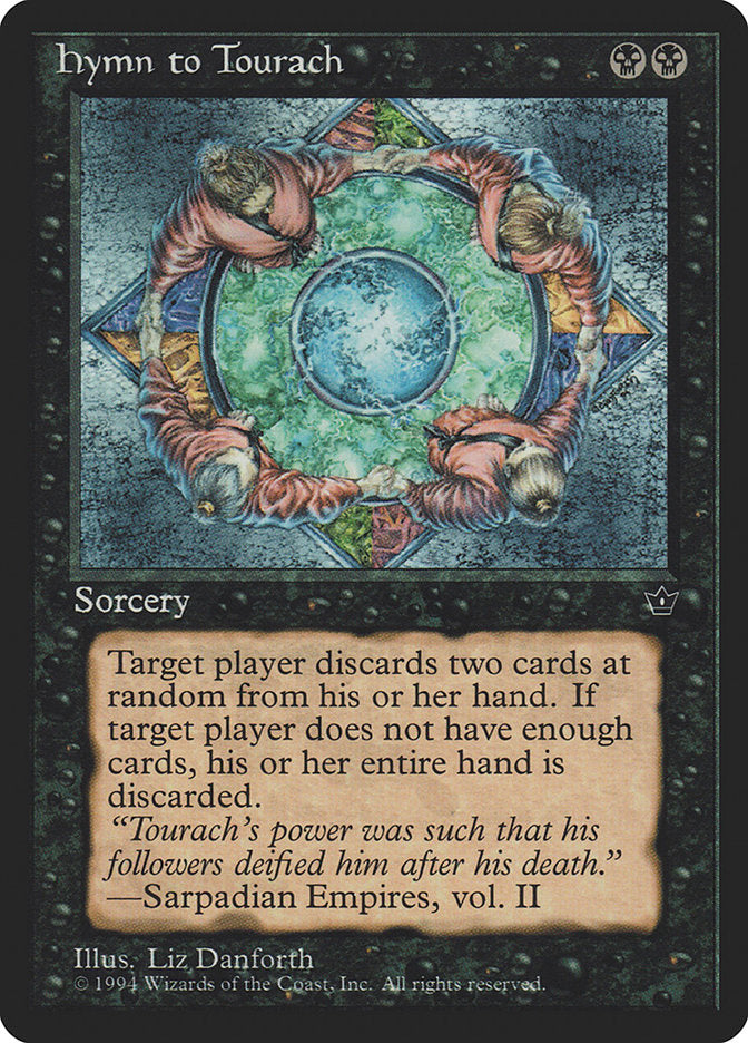 Hymn to Tourach (Liz Danforth) [Fallen Empires] | Local Legends