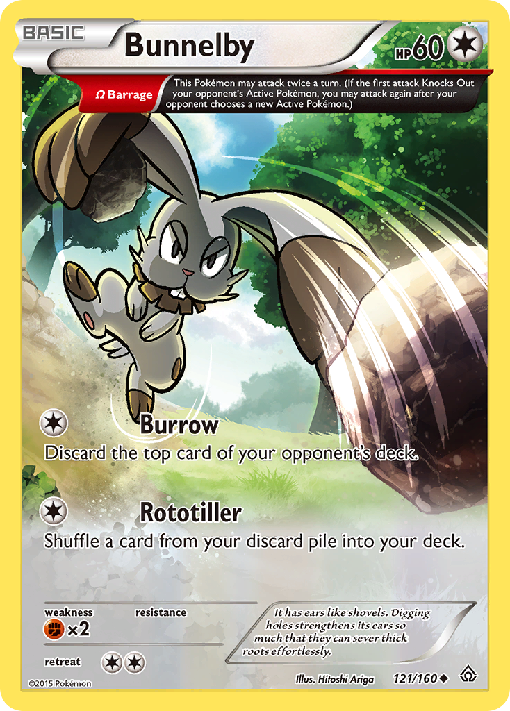 Bunnelby (121/160) [XY: Primal Clash] | Golgari Games