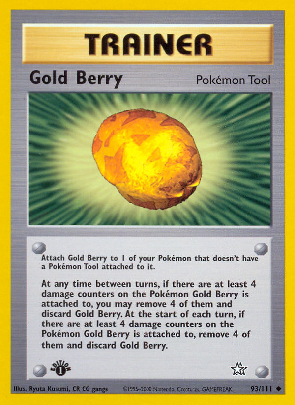 Gold Berry (93/111) [Neo Genesis 1st Edition] | Golgari Games