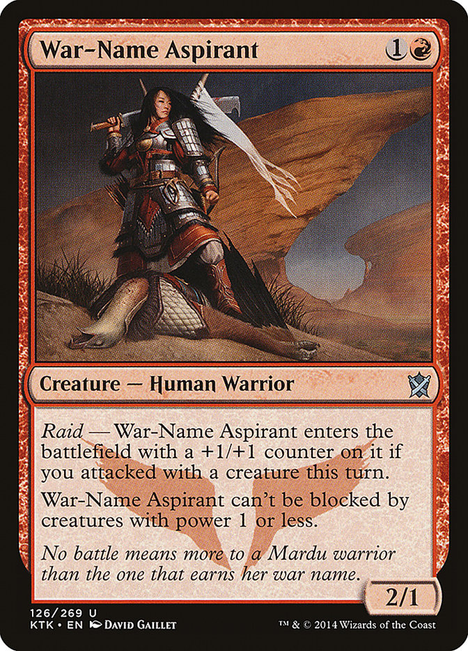 War-Name Aspirant [Khans of Tarkir] | Local Legends