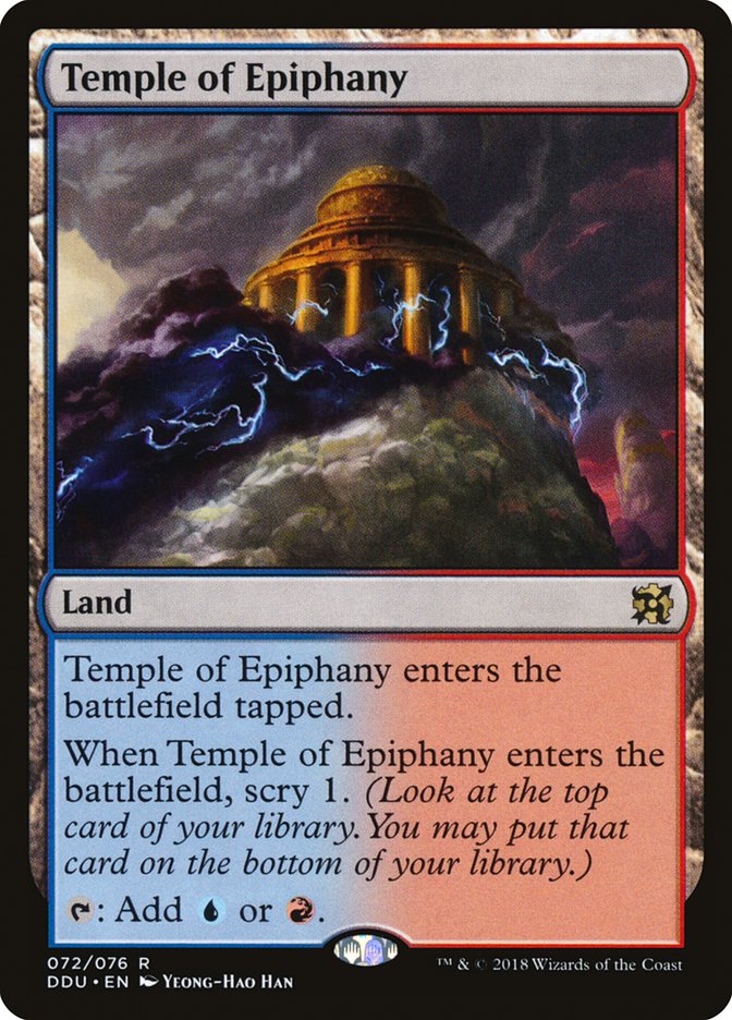 Temple of Epiphany [Duel Decks: Elves vs. Inventors] | Local Legends