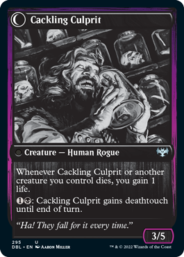 Panicked Bystander // Cackling Culprit [Innistrad: Double Feature] | Local Legends