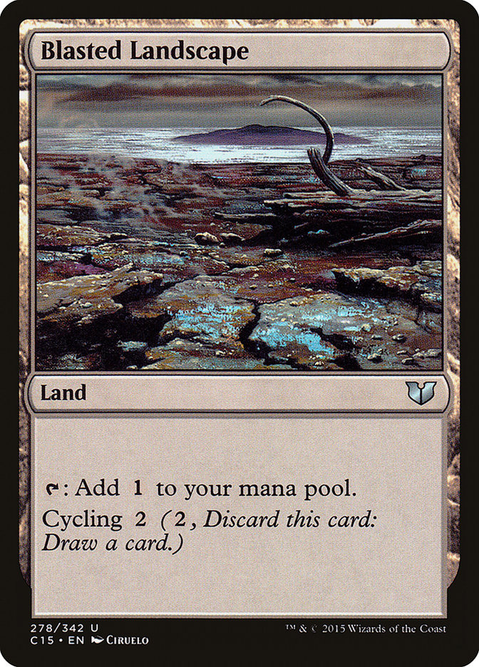 Blasted Landscape [Commander 2015] | Local Legends