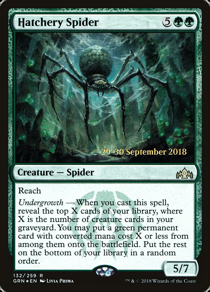 Hatchery Spider [Guilds of Ravnica Prerelease Promos] | Golgari Games