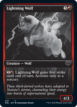 Lightning Wolf [Innistrad: Double Feature] | Golgari Games