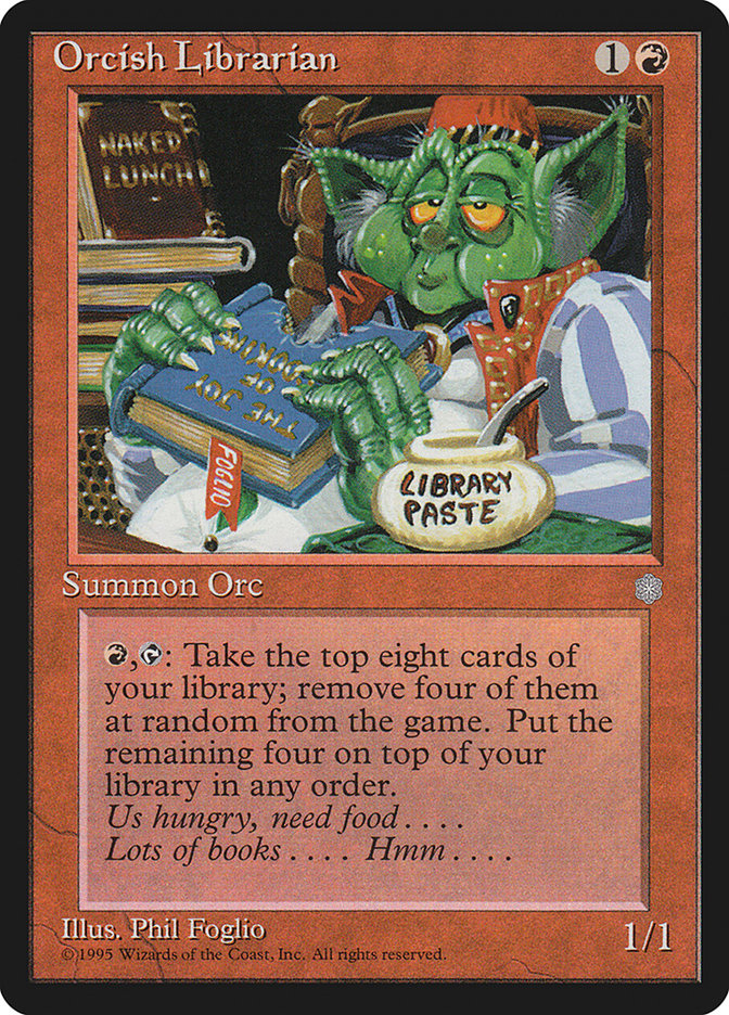 Orcish Librarian [Ice Age] | Local Legends