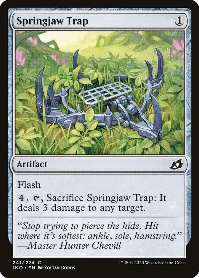 Springjaw Trap [Ikoria: Lair of Behemoths] | Golgari Games