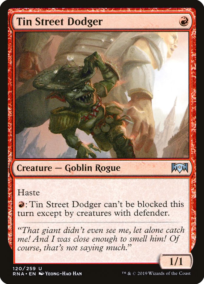 Tin Street Dodger [Ravnica Allegiance] | Golgari Games