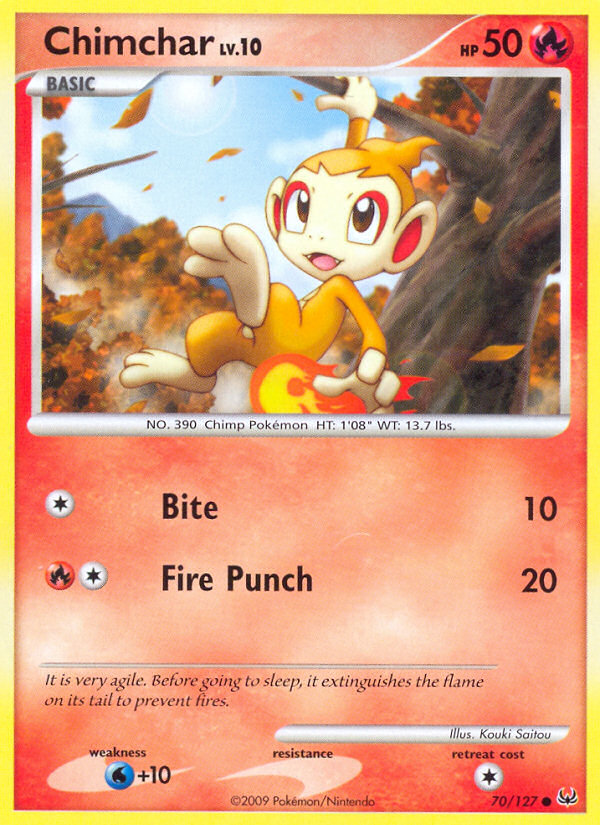 Chimchar (70/127) [Platinum: Base Set] | Golgari Games