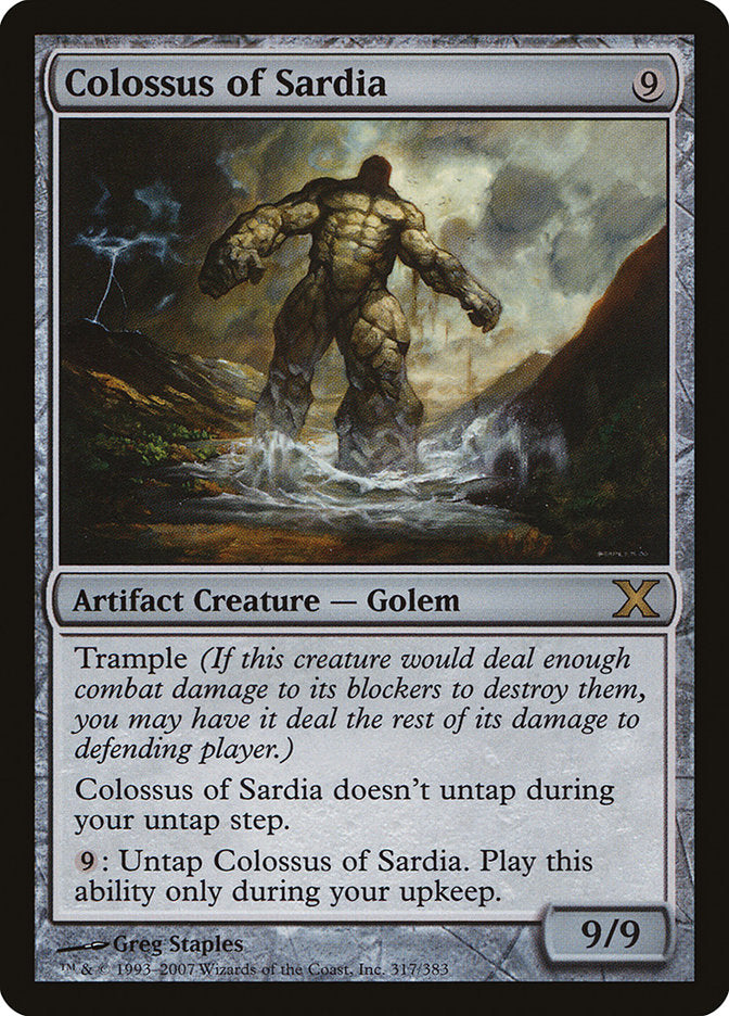 Colossus of Sardia [Tenth Edition] | Golgari Games