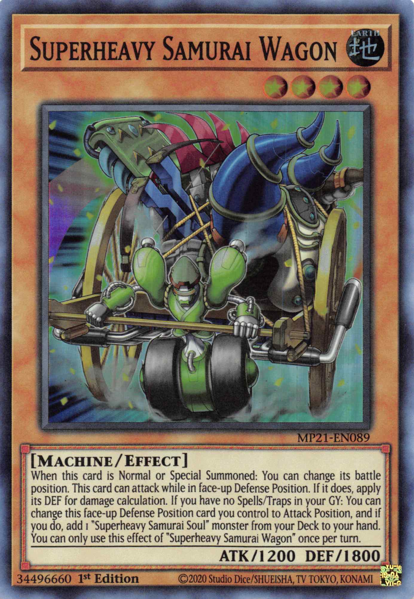 Superheavy Samurai Wagon [MP21-EN089] Super Rare | Golgari Games