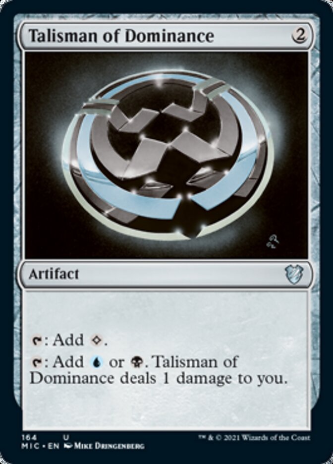 Talisman of Dominance [Innistrad: Midnight Hunt Commander] | Golgari Games