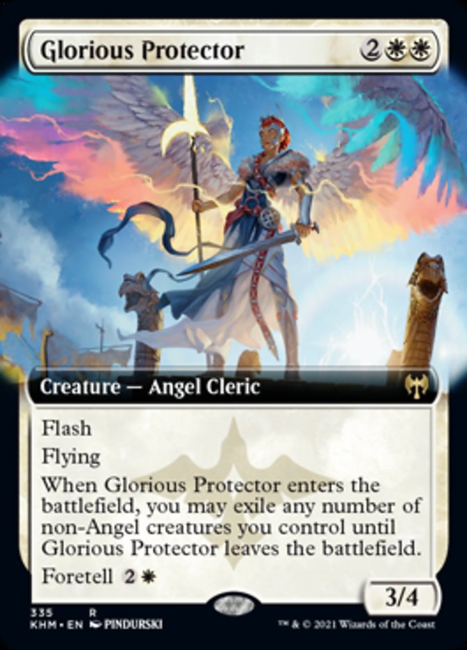 Glorious Protector (Extended Art) [Kaldheim] | Local Legends