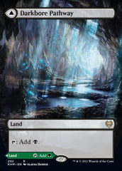 Darkbore Pathway // Slitherbore Pathway (Borderless Alternate Art) [Kaldheim] | Local Legends