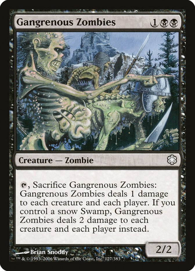 Gangrenous Zombies [Coldsnap Theme Decks] | Local Legends