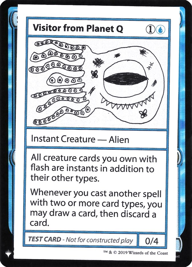 Visitor from Planet Q [Mystery Booster Playtest Cards] | Golgari Games