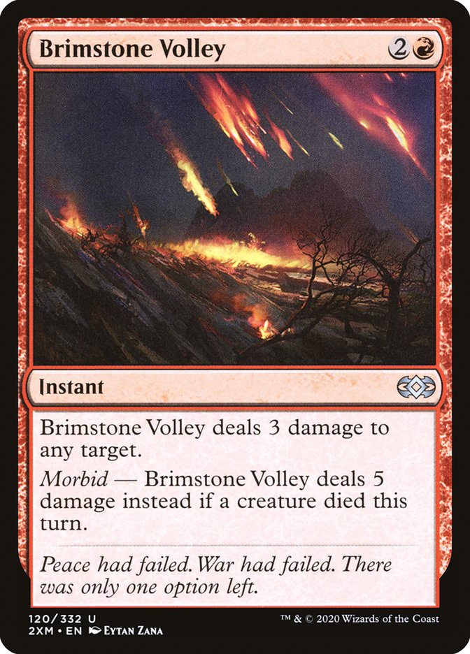 Brimstone Volley [Double Masters] | Local Legends
