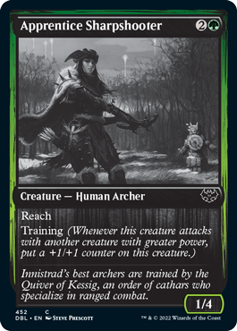 Apprentice Sharpshooter [Innistrad: Double Feature] | Golgari Games